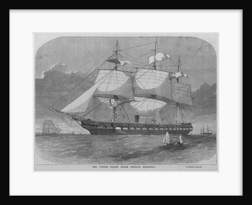 The United States Steam Frigate, Merrimac by Anonymous