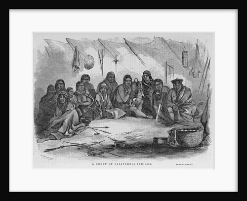 A Group of California Indians Illustration by Anonymous