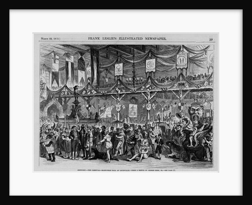 Kentucky - The Carnival - Mardi-Gras Ball at Louisville by Anonymous