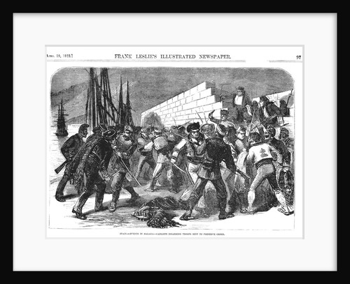 Spain, - Events in Malaga - Carlists Disarming Troops Sent to Preserve Order by Anonymous