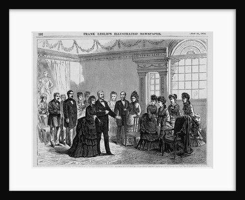 Virginia - Scene in the Grand Dining Hall of the Mount Vernon House - Presentation to the "Ladies' Mt. Vernon Association" of Rembrandt Peele's Picture by Anonymous