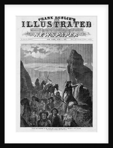 The Surrender of the Modocs Illustration Published in Frank Leslie's Illustrated Newspaper by Anonymous