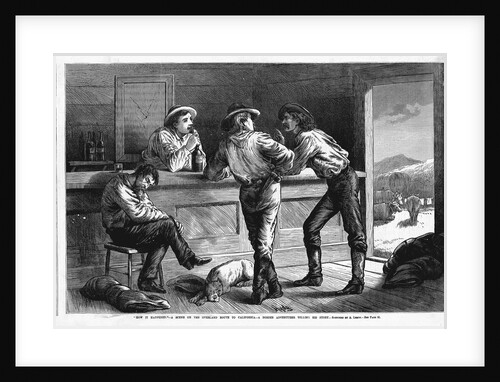 How it Happened - A Scene on the Overland Route to California - A Border Adventurer Telling his Story by Anonymous