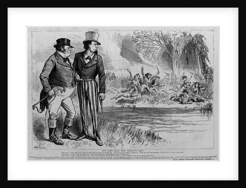 How Long Shall Such Brutality Last! Magazine Illustration Published in Frank Leslie's Illustrated Newspaper by Anonymous