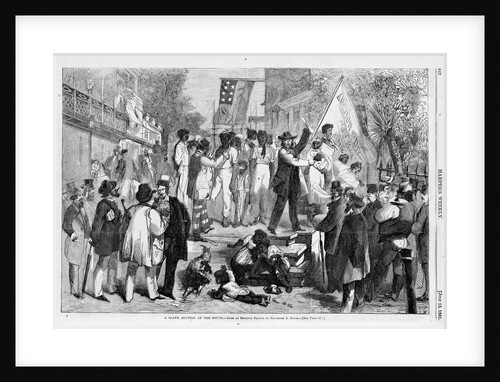 A Slave Auction at the South by Anonymous