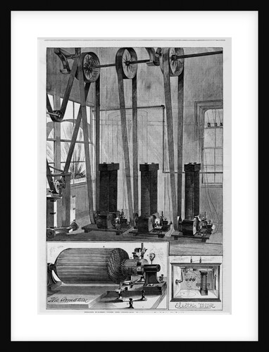 Edison's Electic Light - The Generator by Theo. R. Davis