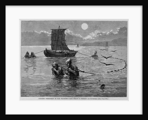 Chinese Fishermen in San Francisco Bay by Anonymous