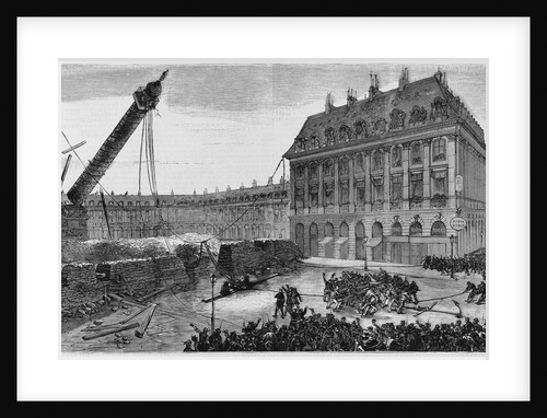 Paris.-The Fall of the Column Vendome, May 16th by Anonymous