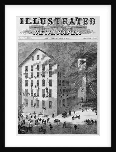 The Fall River Disaster Illustration by Anonymous