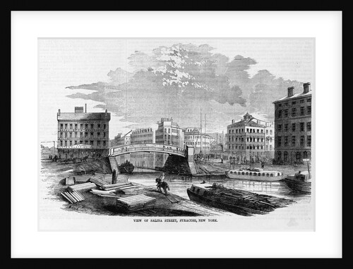 View of Salina Street, Syracuse, New York Illustration by Anonymous