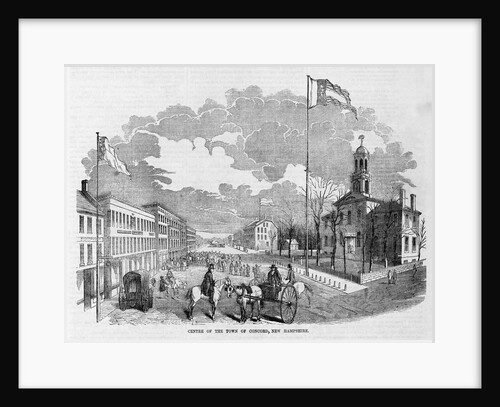 Centre of the Twon of Concord, New Hampshire by Anonymous