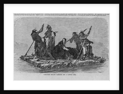 Camanche Indians Carrying off a Captive Girl by Anonymous