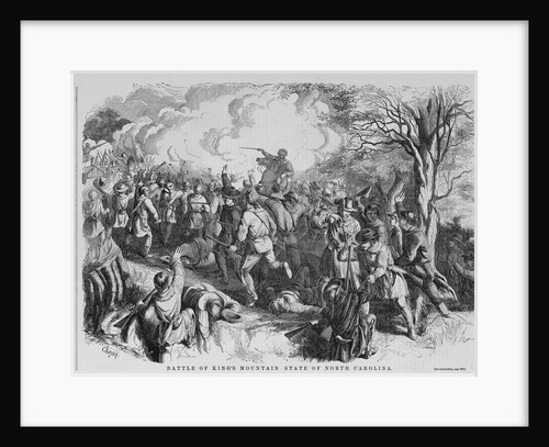Battle of King's Mountain State of North Carolina by Anonymous
