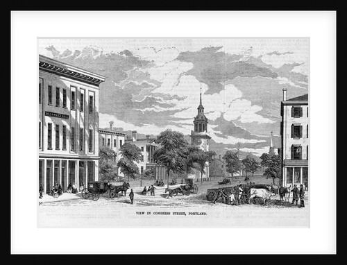 View in Congress Street, Portland, Maine by Anonymous