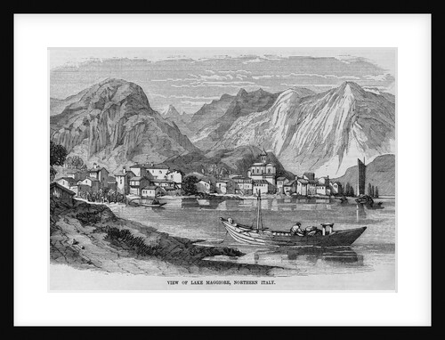 View of the Lake Maggiore, Northern Italy by Anonymous