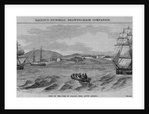 View of the Port of Callao, Peru. South America by Anonymous