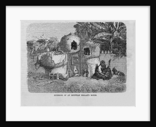 Exterior of an Egyptian Fellah's House by Anonymous