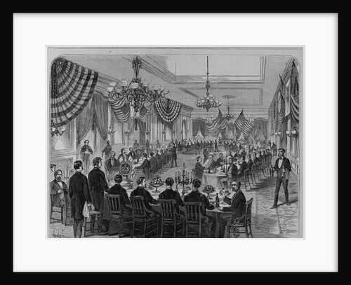 New York City - Banquet given by the Third Army Corps Union to their Former Commander, Major General D.E. Sicles, at Delmonico's, February 22nd. See by Anonymous