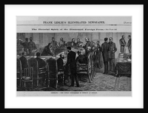 Germany - The Congo Conference in session at Berlin by Anonymous