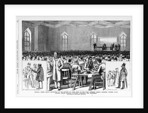 Virginia - Tenth Annual Convention of the Knights of Labor, held at the First Regiment Armory, Richmond, October 4th - 9th. General Master Workman Po by Anonymous