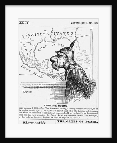 Bismark Nosing. Berlin, January 6, 1885. The new Preussische Zeitung, a leading conservative paper, in an officially inspired article, says: "The d by Anonymous