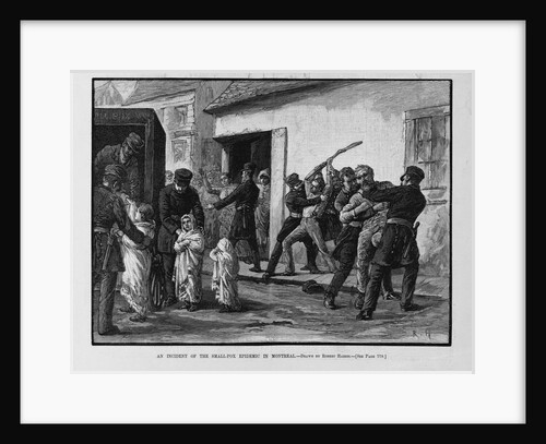 An incident of the small pox epidemic in Montreal by Robert Harris