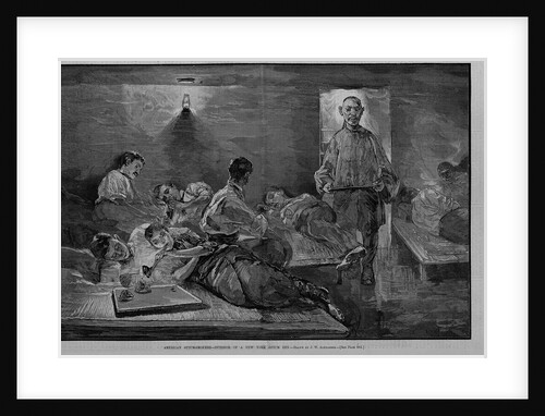 American opium smokers - Interior of a New York Opium Den by J.W. Alexander