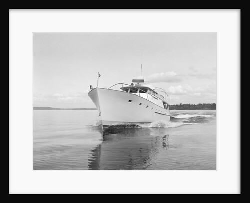 Bow of the Blue Heron Yacht by Anonymous