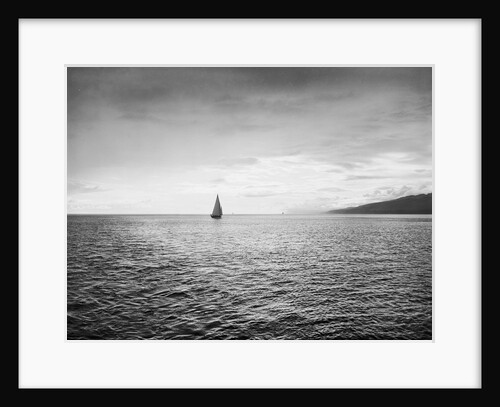Sailboat in the Strait of Juan de Fuca by Anonymous
