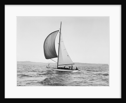 A Sailboat Running with Its Spinnaker Up by Anonymous