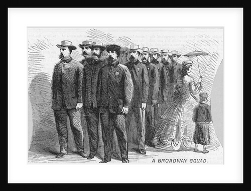 A Broadway Squad Illustration by Anonymous