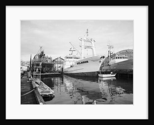 Pelagos Docked at Rowe Machine Works by Anonymous