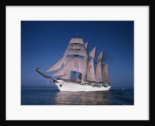 Sailing Ship Esmeralda in Puget Sound by Anonymous