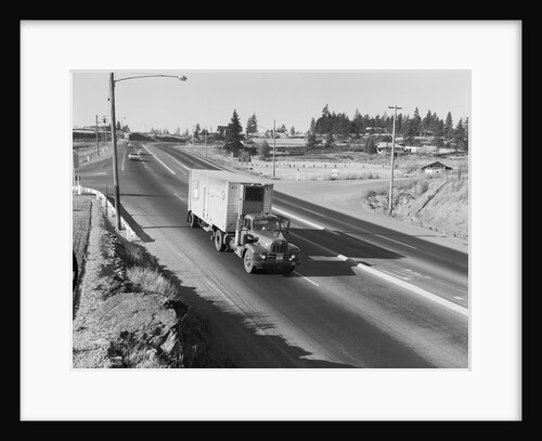 Truck Transporting Delivery to Safeway by Anonymous