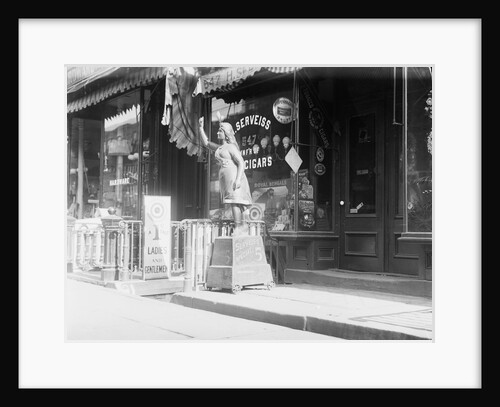 Cigar Store Indian Outside Shop by Anonymous