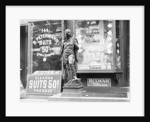 Cigar Store Indian Outside Shops by Anonymous