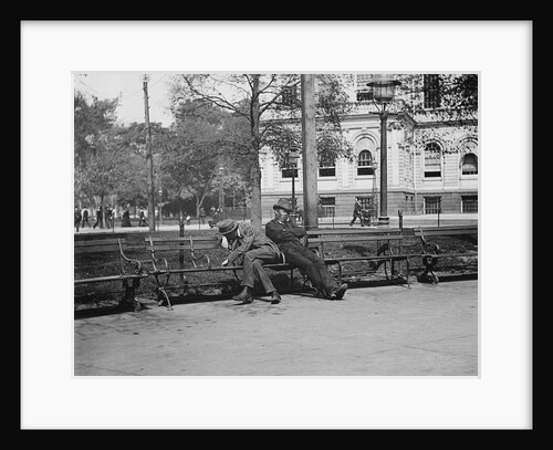 Men Lounging in City Hall Park by Anonymous