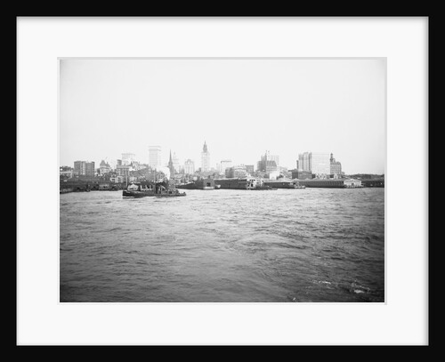 View of Manhattan Skyline by Anonymous