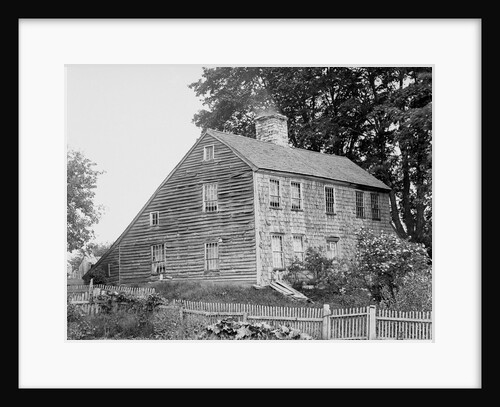 A Saltbox House by Anonymous