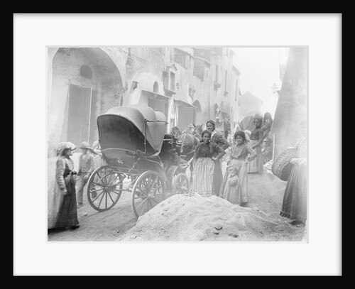 Poor Crowded Street in Italy by Anonymous