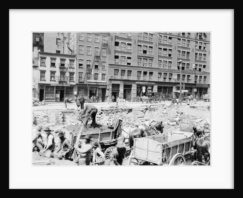 Men Working on Centre Street by Anonymous