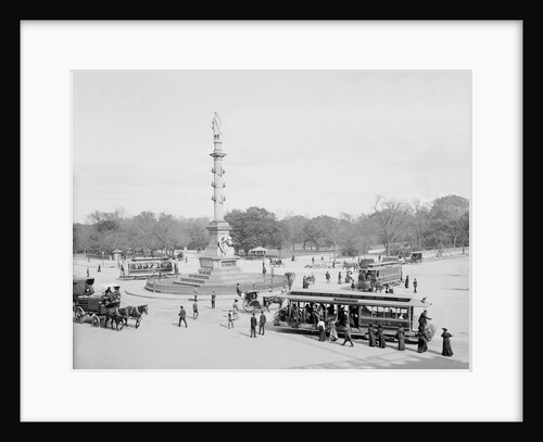 View of Columbus Circle by Anonymous