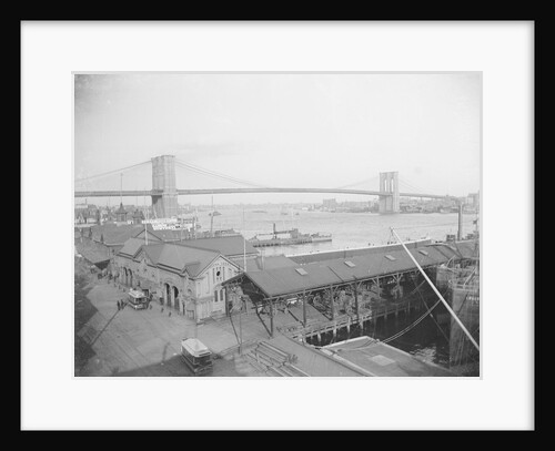 View of the Brooklyn Bridge by Anonymous