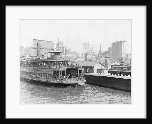 Cortlandt St. Ferry by Anonymous