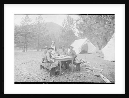 Men Eating Lunch by Anonymous