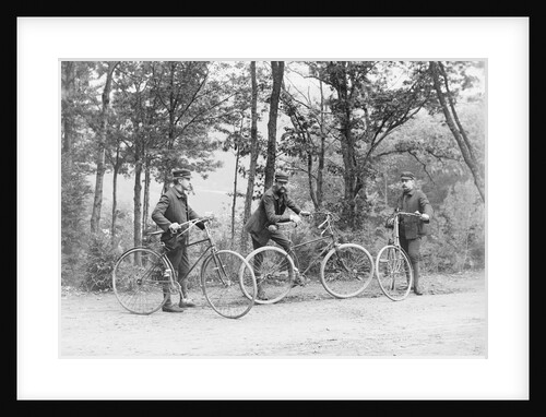 Bicyclists in Central Park by Anonymous