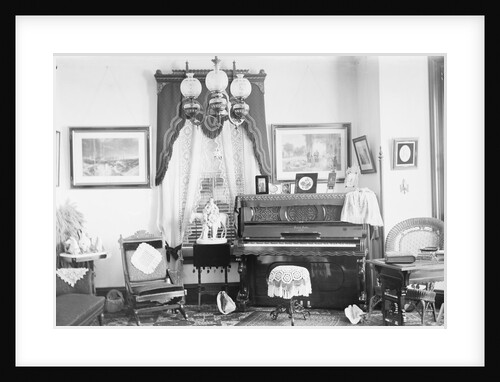 Turn of The Century Living Room by Anonymous