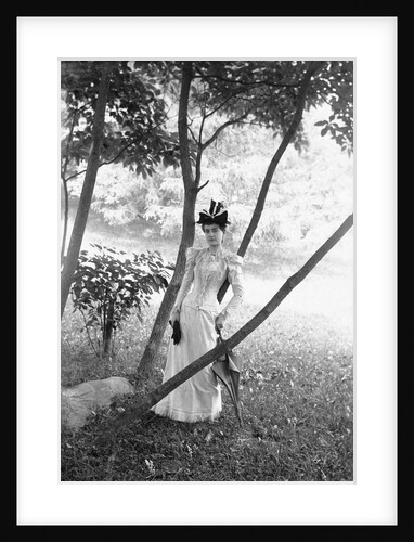 Woman Standing Among Trees by Anonymous