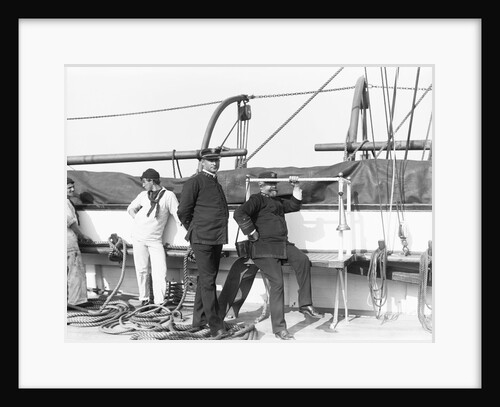 Officers on the USS St. Mary's by Anonymous