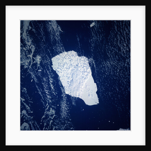 Giant Iceberg Seen from Space by Anonymous